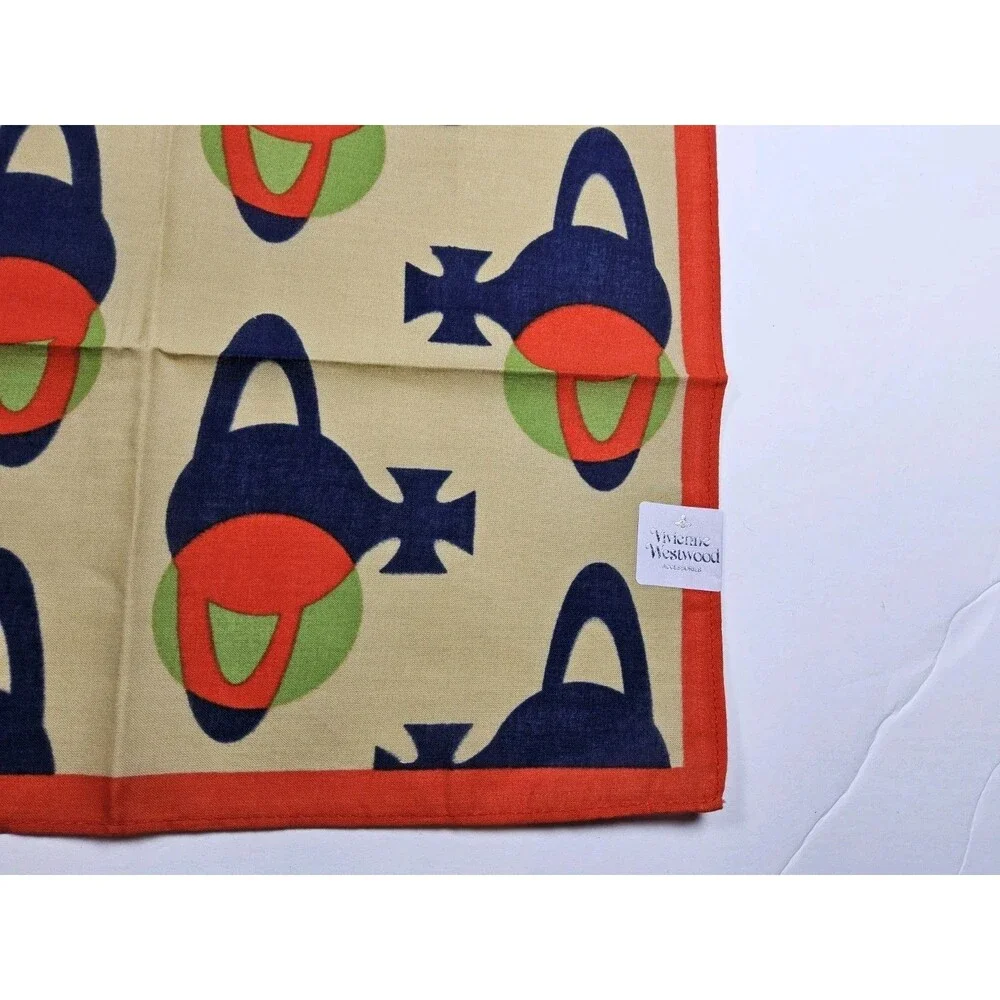 Vivienne Westwood Handkerchief Neckerchief Bandana Scarf Pocket Square Japan